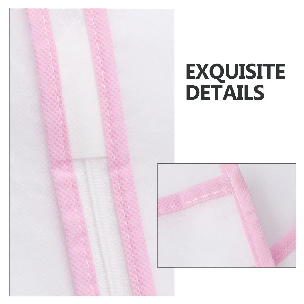 

Wedding Dress Cover Wedding Gown Garment Bag 150cm Non-woven Bridal Garment Bag Gown Storage Clothes Protector Home Travel Use