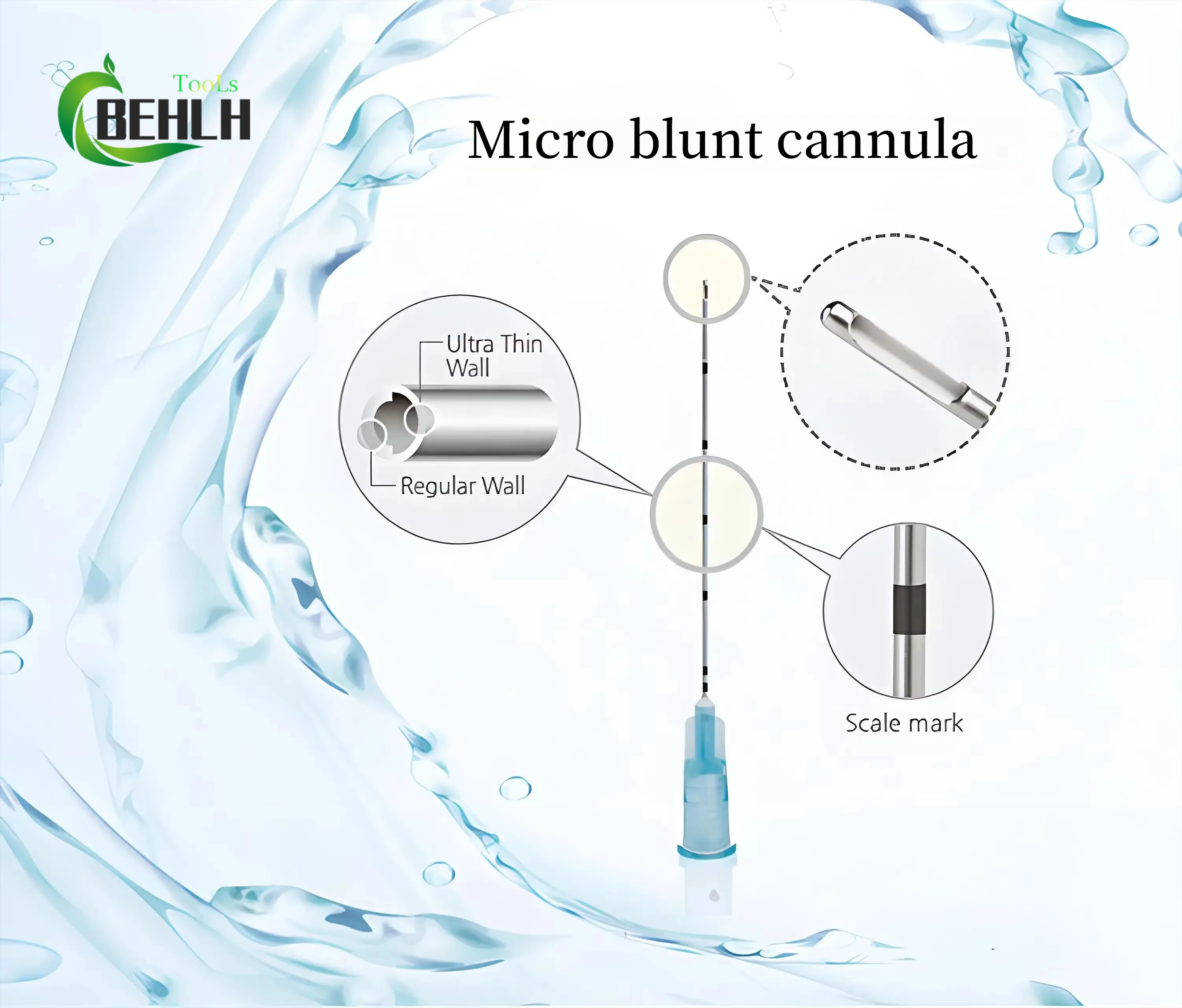 

Korean disposable subcutaneous filling needle 14G 21G 22G 25G 27G 30G micro blunt tipped intubation sterile dental use