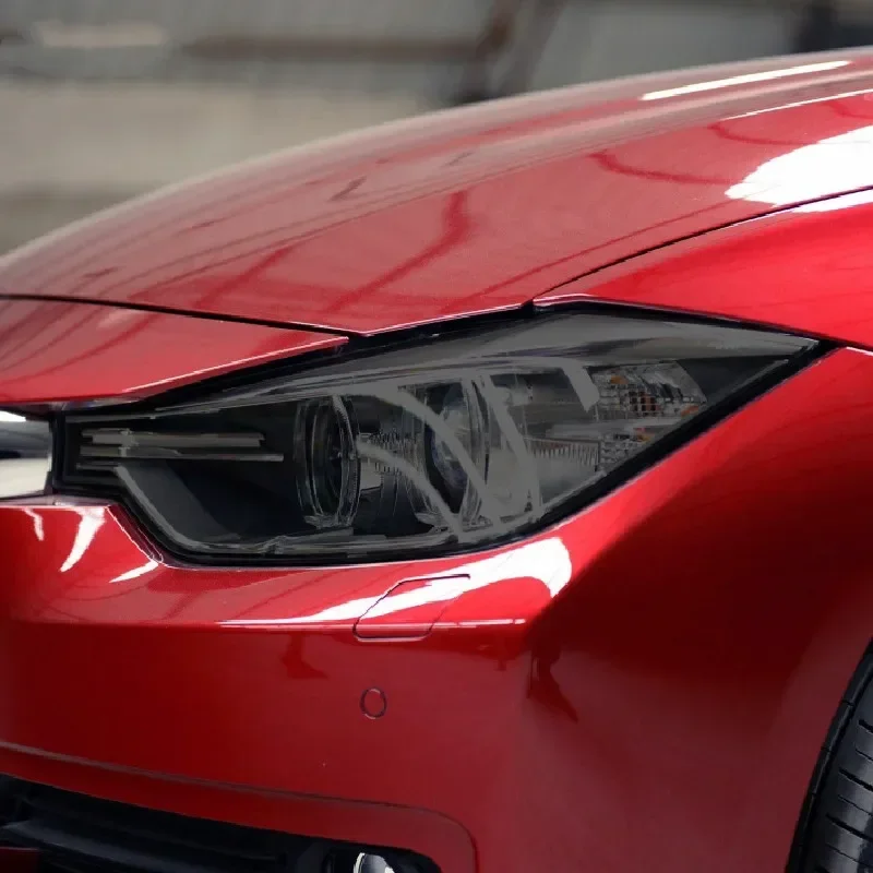 سيارة العلوي تينت الأسود طبقة رقيقة واقية حماية شفافة بولي TPU ملصق اكسسوارات 2 X لسيارات BMW 3 سلسلة G20 G21 F30 F31 F34 #1