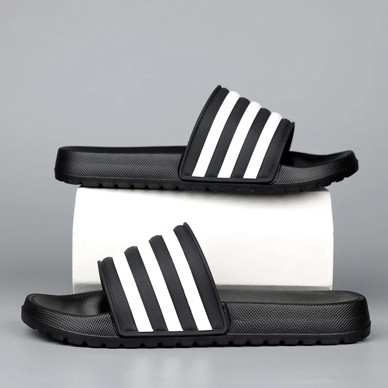 Pflanzenbasierte Öko-Sandalen für Herren – nachhaltige Strandschuhe mit dicken Sohlen, EVA-Slipper, Hausschuhe, kostenloser Versand