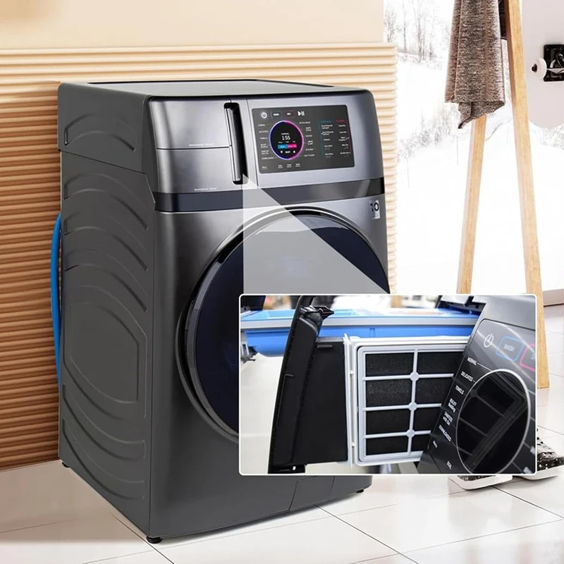 6 個 GE 洗濯乾燥機コンボ、WH01X35719 糸くずフィルター交換用乾燥機ベントブラシ付き、Ge 洗濯乾燥機フィルター用フィルター
