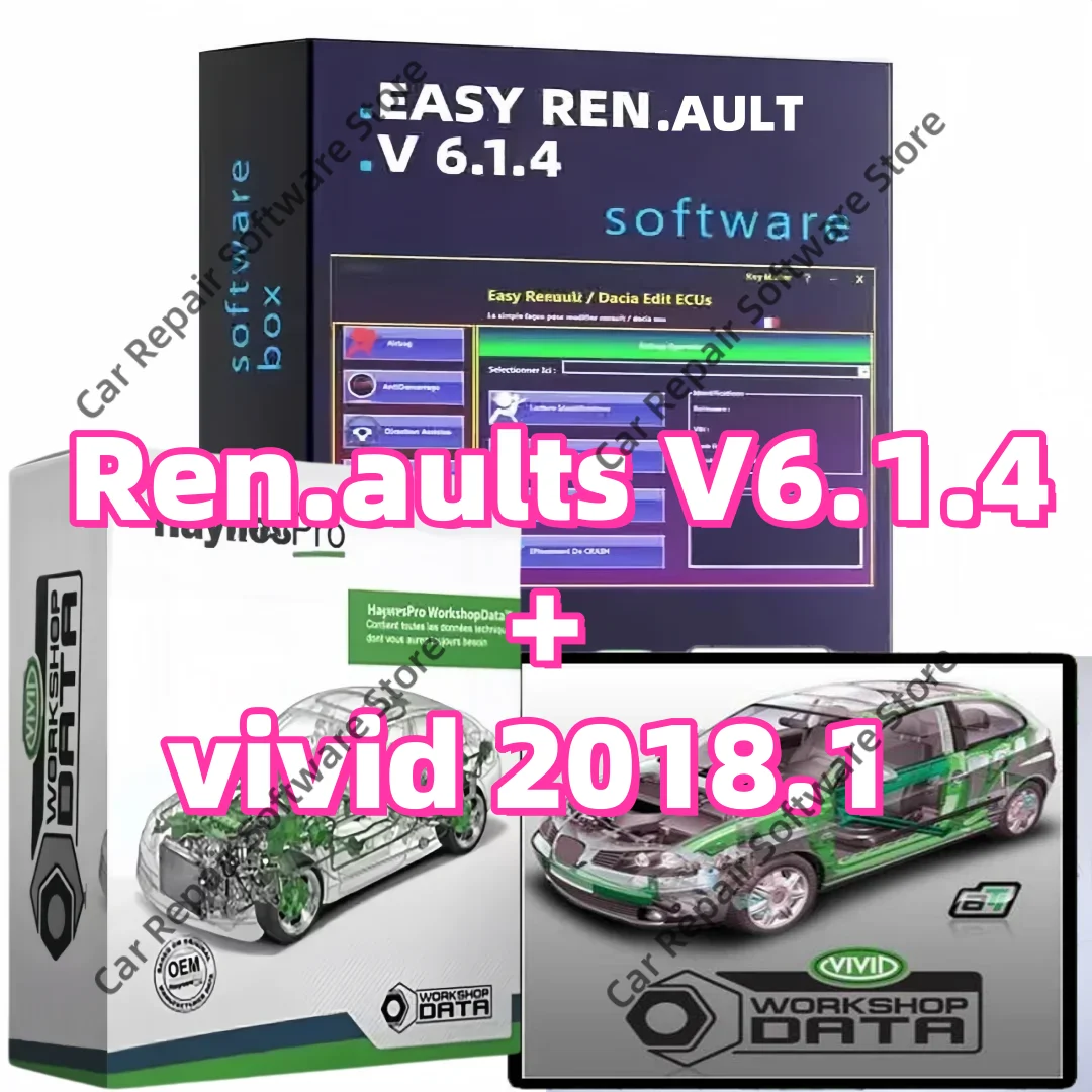 

2025 HOT to unite инструменты VIVID 2018 + Ren 6.1.4 ault ремонт Программное обеспечение для ECU Programmer Clear Crash Airbag устройство кодирования автомобильных ключей