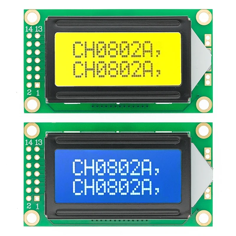 

0802 LCD 8x2 character LCD Display Module 5v LCM blue backlight for Arduino