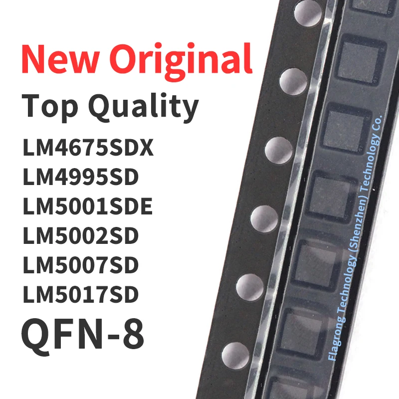 1 Piece LM4675SDX LM4995SD LM5001SDE LM5002SD LM5007SD LM5017SD QFN-8 Chip IC New Original