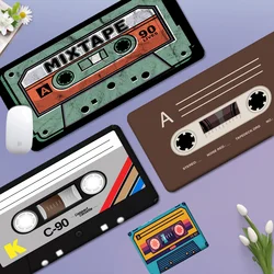Cassette Music Tape INS Tide Large Cartoon Anime Gaming Mouse Pad Keyboard Mouse Mats Desk Mat Accessories