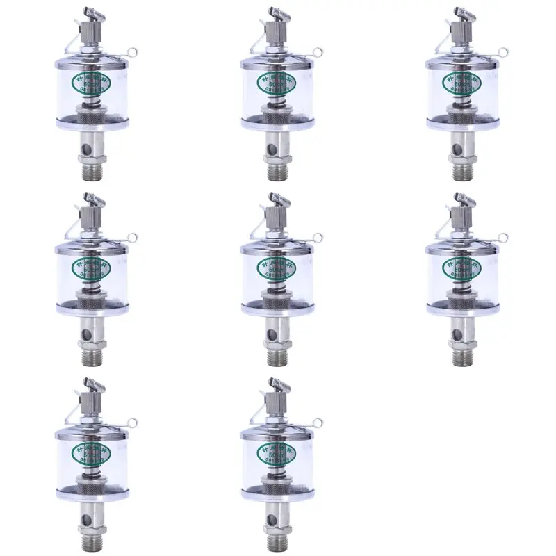 

ABUL-8X 50 мл Масло для смазки двигателей и машин, гравитационная капельная система подачи, прозрачный+серебристый