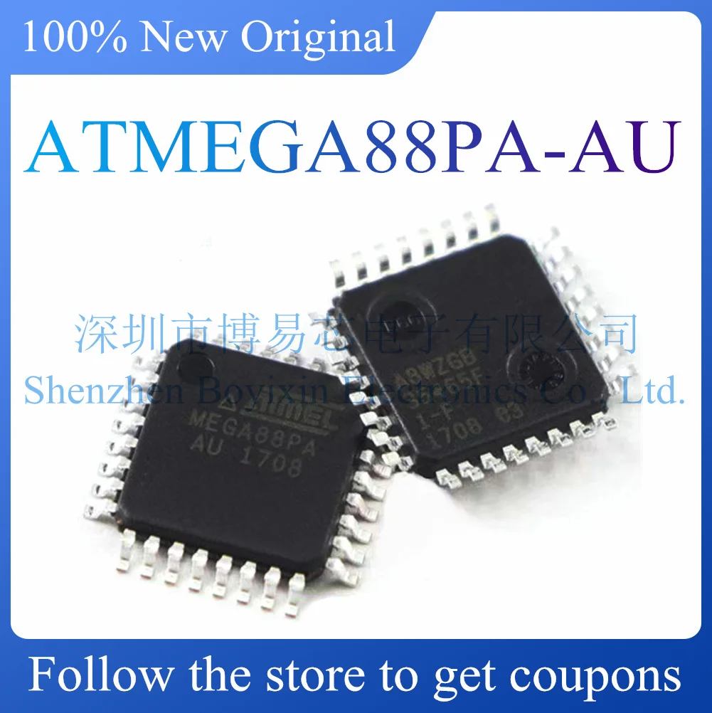 NEW ATMEGA88PA-AU.Original Product.Package TQFP-32