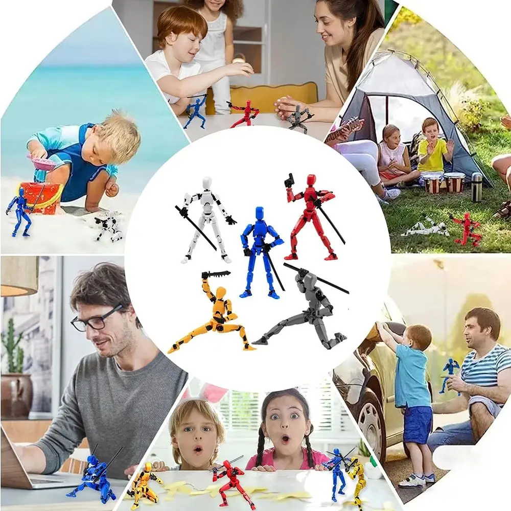 2025 New Action Figures 10 Figure 3D Printed Multi-Jointed Movable 10 Action Figure Figure Dummy Toys gifts for kids