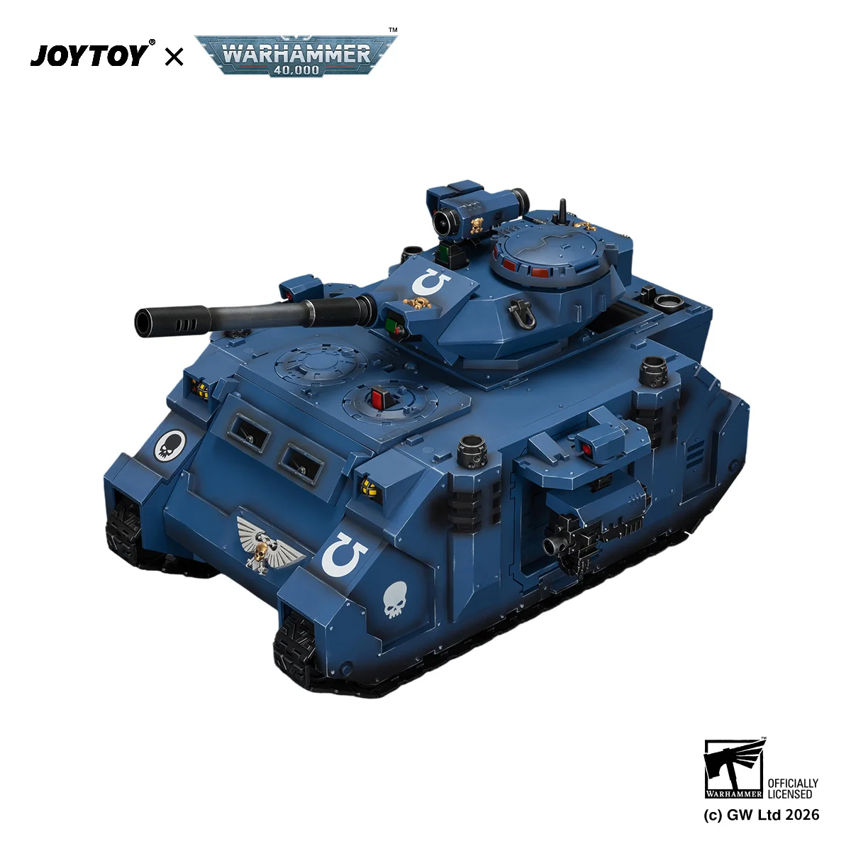 JOYTOY 1/18 Warhammer 40K Action Figures Ultramarines Predator Destructor with Turret-Mounted Autocannon - view 4