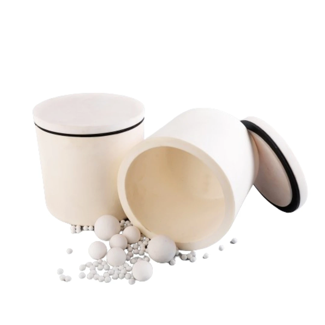 99% الألومينا السيراميك الكرة مطحنة جرة الألومينا طحن خزان 50 مل 3L #3