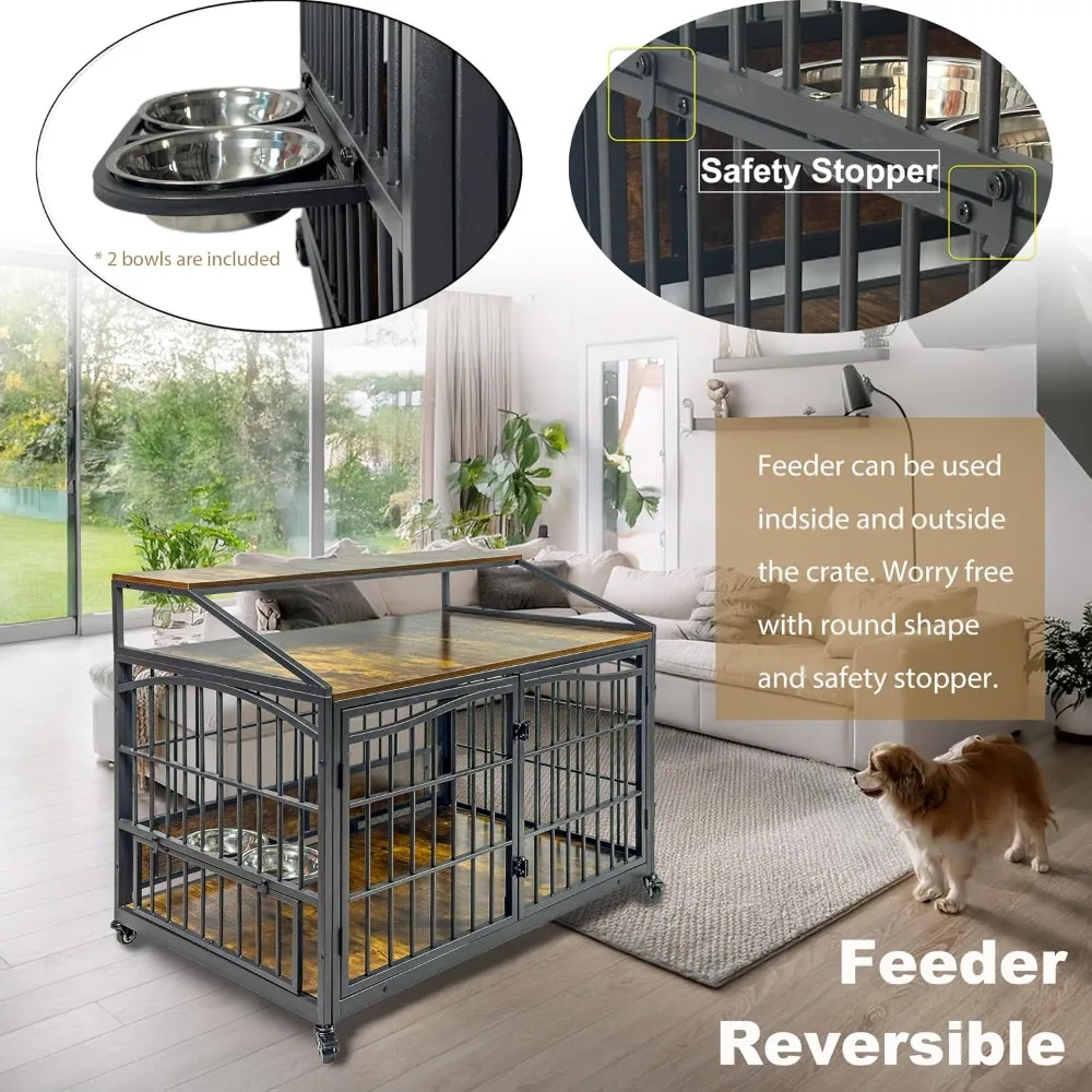 XXL Wooden Dog Crate Furniture 3