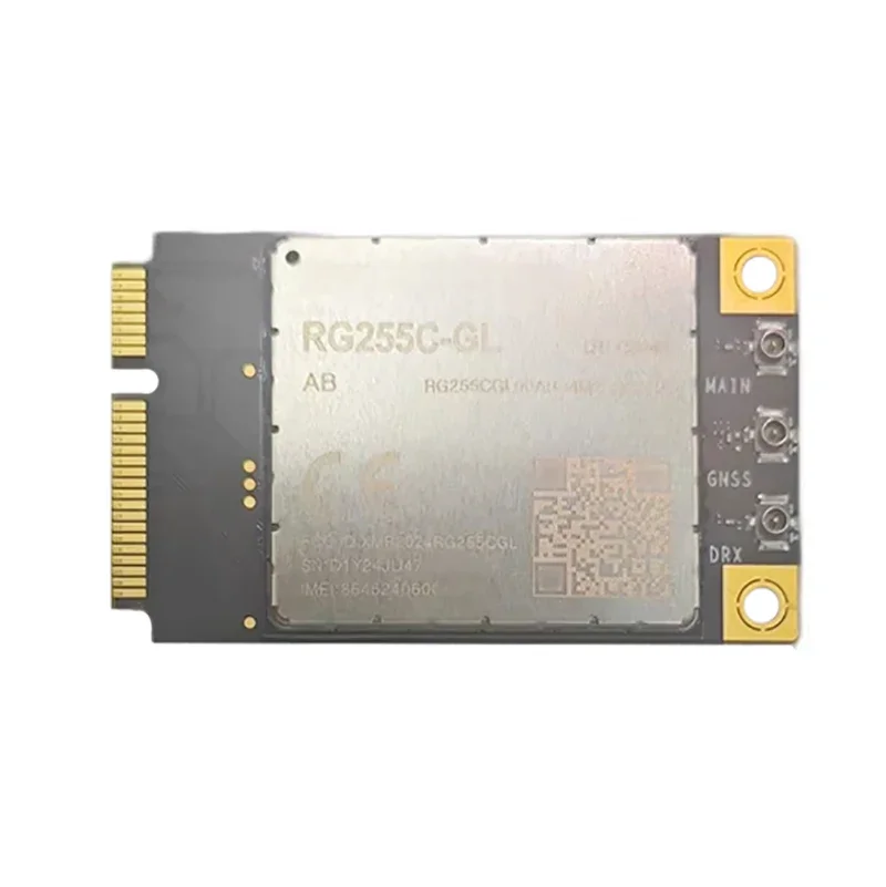 Quectel RG255C-GL Mini PCIe 5G RedCap Глобальный модуль 3GPP Rel-17 Встроенный GNSS-приемник LTE Cat4 5G Sub-6 ГГц Режимы SA
