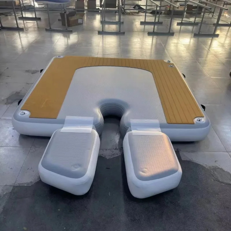 20 سنتيمتر سميكة المضادة للانزلاق العائمة منصة المياه اللعب قطرة غرزة نفخ حوض إيفا الوسادة نفخ مرافق التسلية المياه