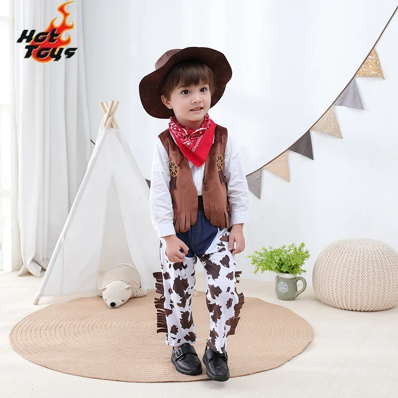 Fantasia Purim Halloween Costumes for Baby Toddler  Boys Cow Boy Cowboy Costume Party Fancy Dress Fancy sets