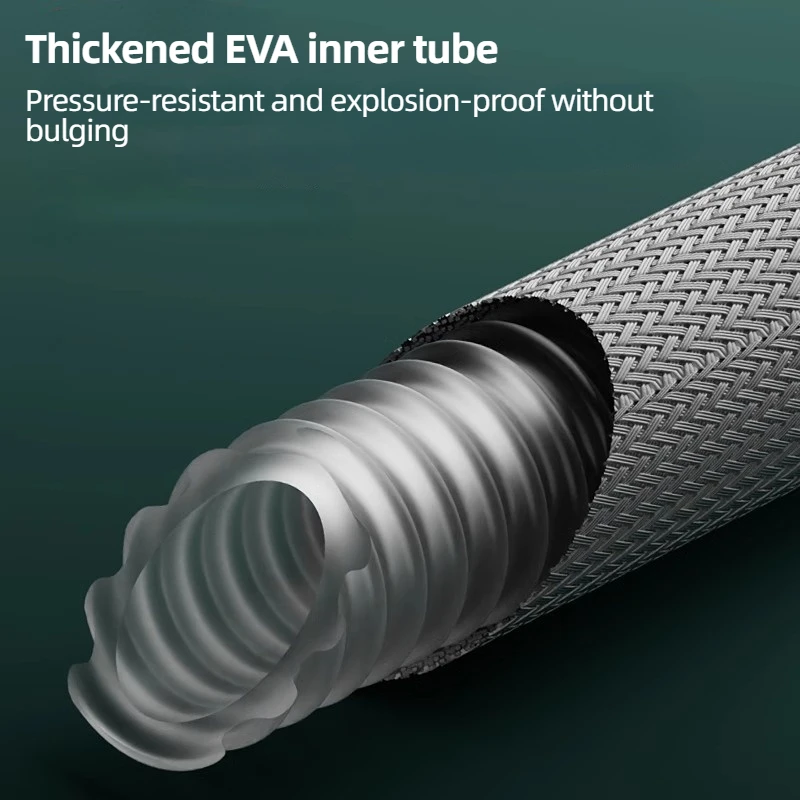 PVC Handheld Shower Head Hose Flexible Stainless Steel Plumbing Hose Shower Head Tube 1.5m Bath Accessories