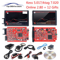 2024 Kess Ksuit V2 5.017 K TAG 7.020 2.25 4 LED Master Unlimited Online KESS Car TrucK ECU Tool BDM Frame OBD2 Programmer Kit