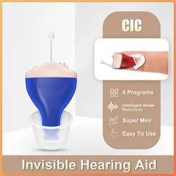 Hearing Aid for Deafness Invisible Hearing Aids Digital 6 Channels Sound Amplifier For Elderly with Noise Cancelling audifonos