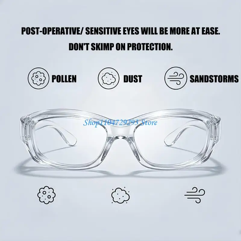 Lightweight Goggles Anti Fog Safety Glasses Light Blocking