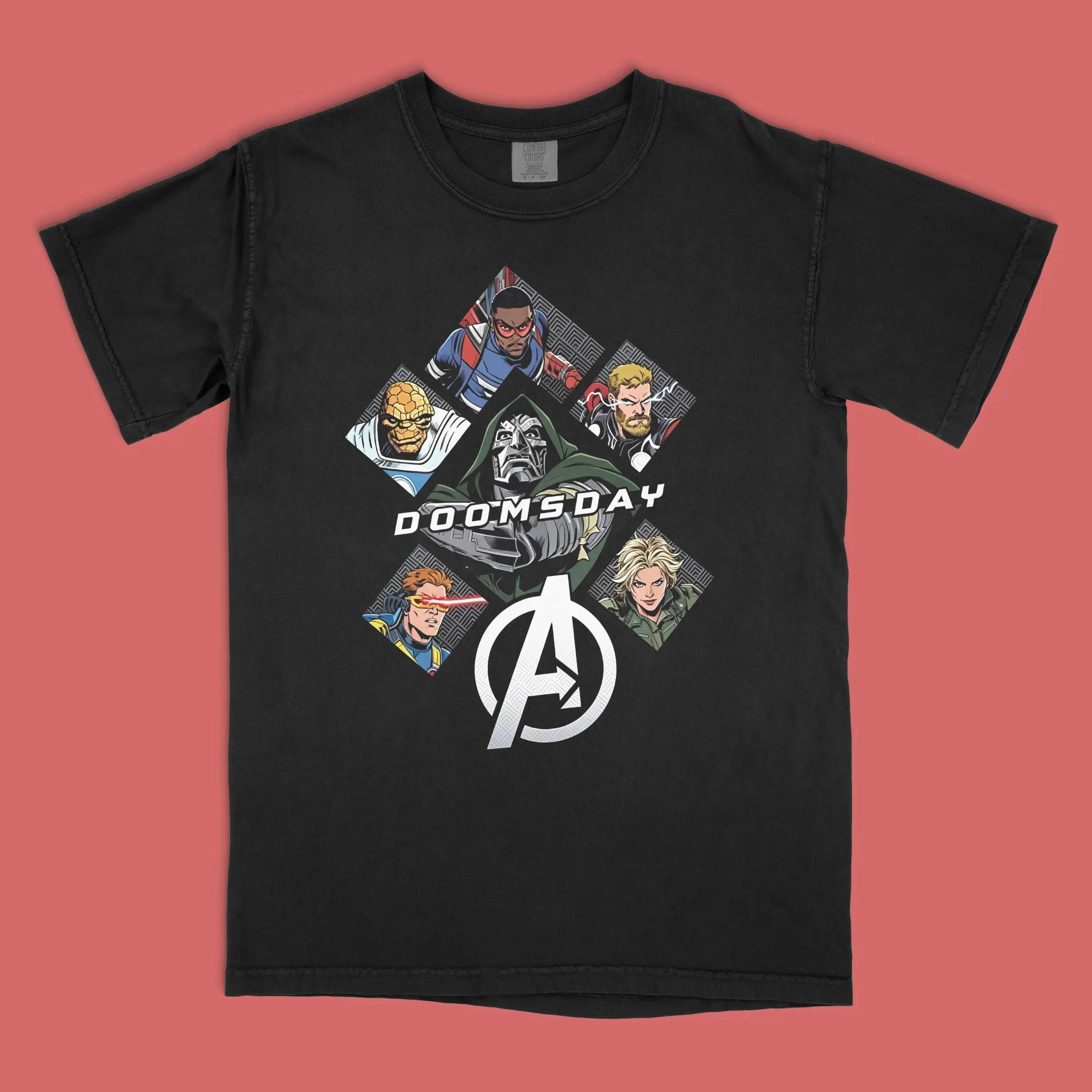 Avengers Doomsday Watch Party Graphic T‑Shirt, Unisex O‑Neck Loose Casual Summer Short‑Sleeve Fan Gift Streetwear Daily Top