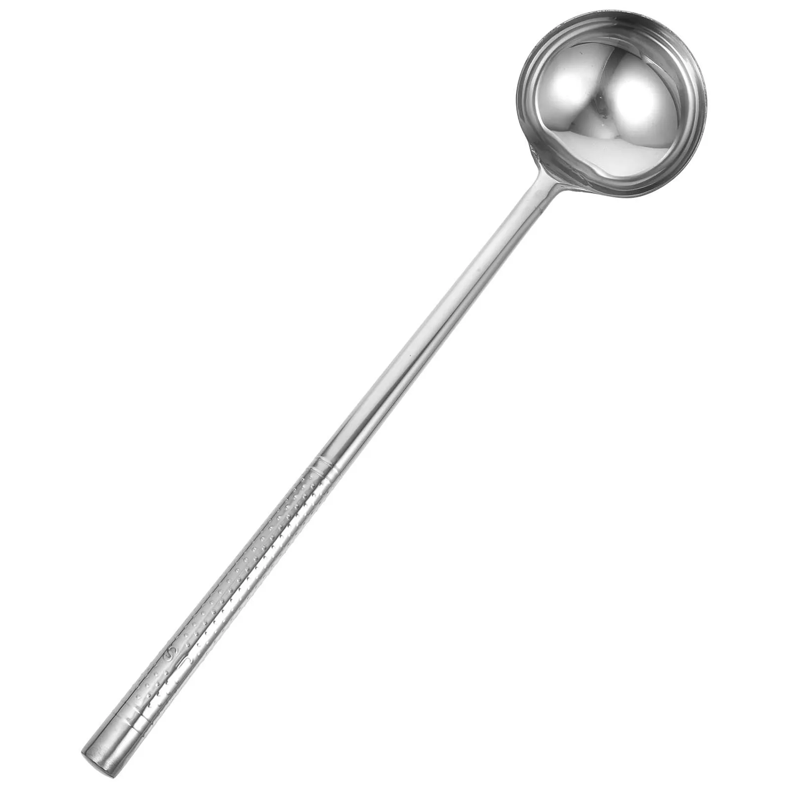

Long Handle Stainless Steel Cooking Spoon Wok Ladle Durable Kitchen Utensil Rustproof Soup Serving Spoon Wok Tools