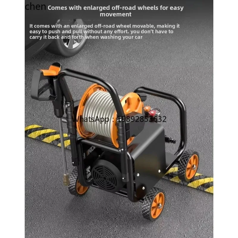 cc26 Car Washer Household 220V High Pressure Water Pump High Power Booster Cleaning Machine Floor Washing