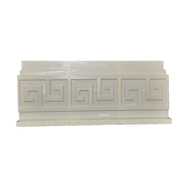 

European Art Eaves Line Molds Household Roman Column Cornice Drip Line Modern Villa Eaves Line Exterior Wall Decoration Template