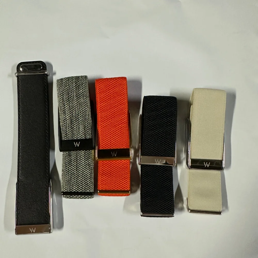 

Ремешок для Whoop 5.0 Mg с логотипом, кожаный, нейлоновый, плетеный, эластичный, спортивный, сменный, золотой, серебряный, металлический