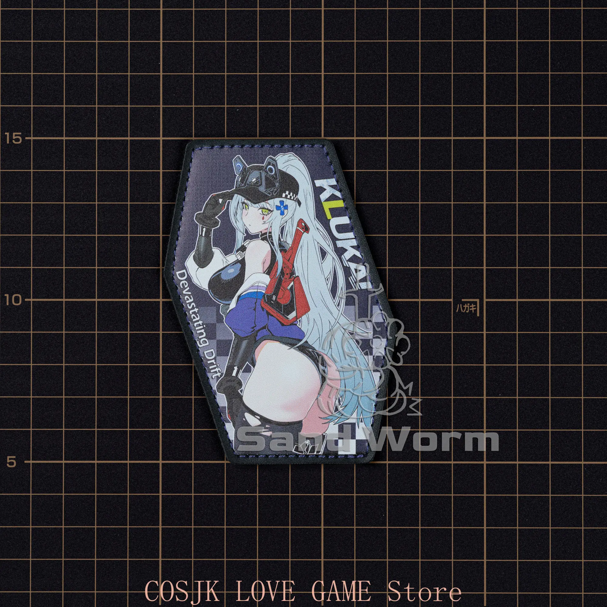 Girls' Frontline 2: Exilium HK416 Original DIY Anime Patch Prop Badge Collection Leather Morale Seal MAGIC TAPE Accessories Gift