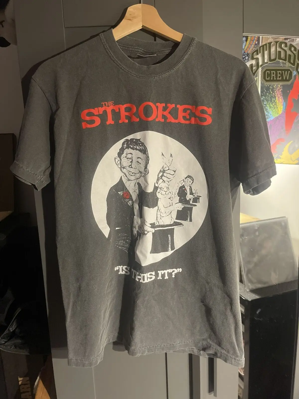 The Strokes Black Short Sleeve Cotton T-shirt Unisex S-5XL Men Women VM9192