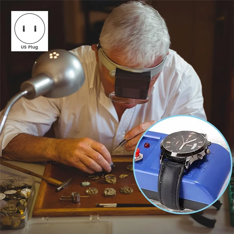 

【Best Selling】Mechanical Watch Watch Demagnetizer For Daily Maintenance Demagnetization Of Watches US Plug