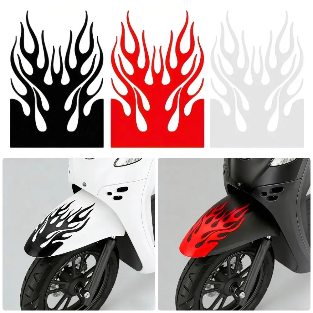 1Pcs Racing Stripes Motorcycle Sticker Waterproof Decal Flame Reflective Sticker PVC Scratch Decoration Decoration Sticker