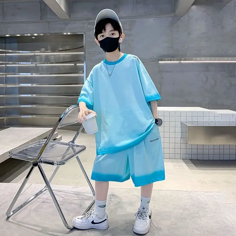 Exercise Children Clothes Boys Suit 2025 New Children's Clothing Kids Sweatshirt Summer 7 8 Years 10 14 Boy Child Set Sets Home