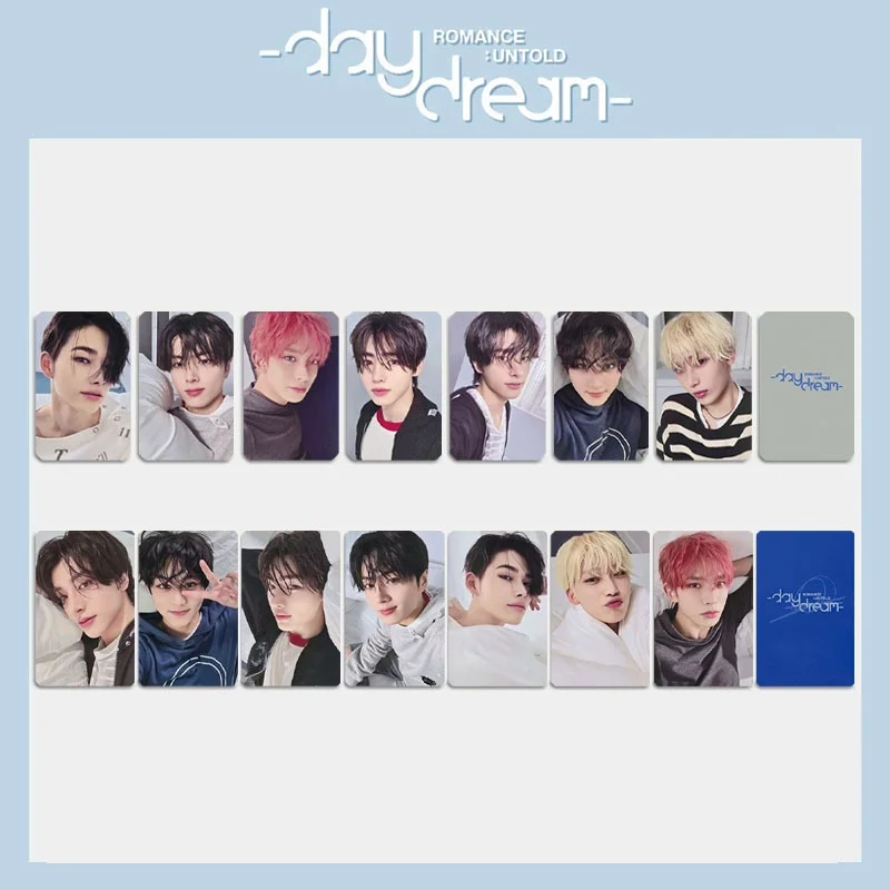 Kpop JUNGWON SUNGHOON SUNOO DAYDREAM Album Selfie cards Double sided Group Photocard Fashion Lomo Card Fans Card Collection Gift