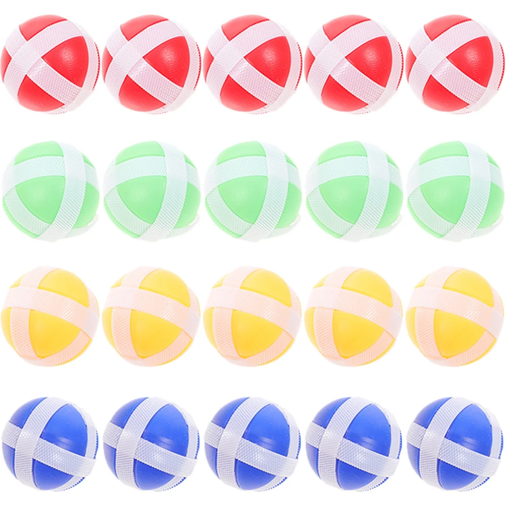 

20 Pcs Sticky Balls Toy Party Favors Game for Sports Throwing Board Fabric