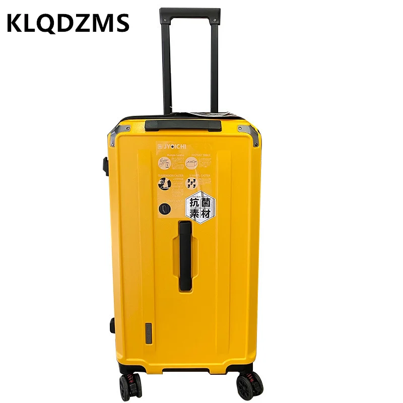 Imagem -06 - Klqdzms 22 24 26 28 30 32 36 40 Polegada Grande Capacidade Bagagem da Família Mala de Viagem Leve Cabine Unisex Senha Trole Case