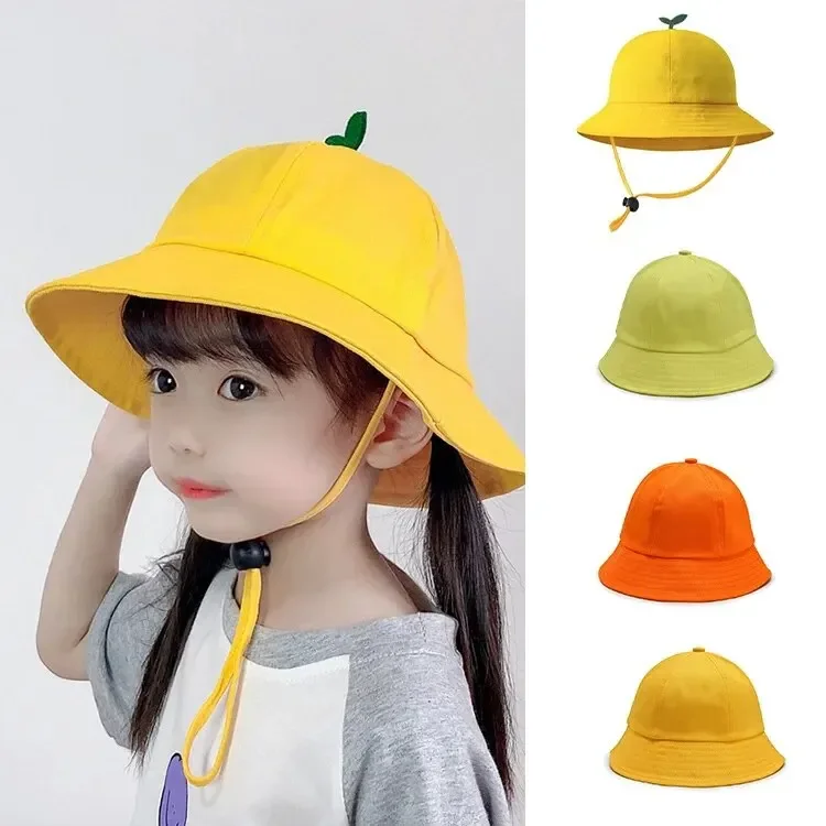 

Spring New Children's Bucket Hat, Sunscreen Avisor Hat, Korean Trendy Outdoor Casual Little Yellow Hat, Kindergarten Hat