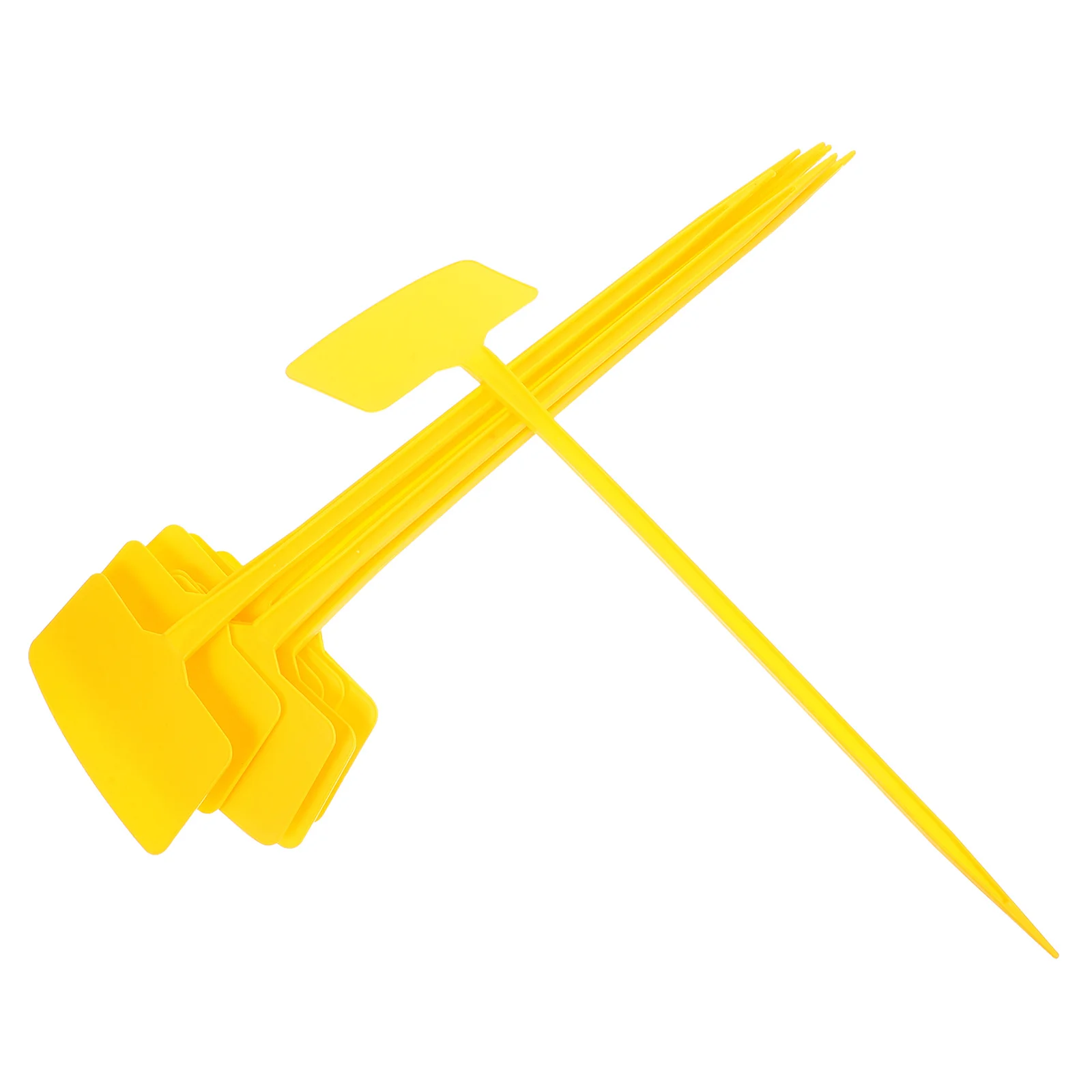 

10Pcs Garden Label Stakes Portable Lightweight Plastic Plant Markers with Slanted Stake Design for Easy Identification