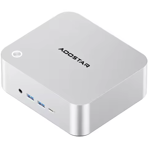 AOOSTAR MACO 6850H Mini PC, AMD Ryzen 7 Pro 6850H 8C16T, 24GB LPDDR5, HDMI+DP+USB4, WiFi 6, 2.5G LAN, for Windows