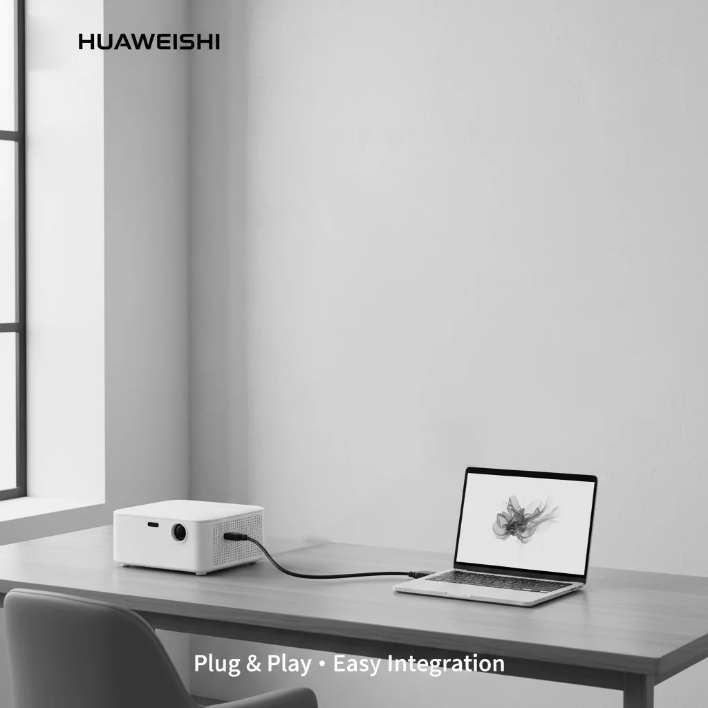 كابل هواويشي 4K HDMI 2.0 بسرعة 18 جيجابت في الثانية عالي السرعة HDMI ذكر إلى ذكر 1 متر لشاشة التلفزيون PS4 Xbox لجهاز عرض HY300