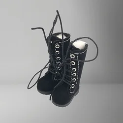 Tilda 3.2cm Doll Boots for Blythe Doll Toy,1/8 Mini Leather Dolls Shoes for Blyth Azone 1:6 Doll Casual Puppet Shoes Accessories