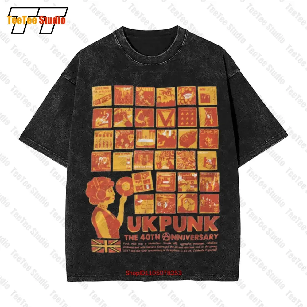 Punk 40Th Anniversary Sid Vicious Buzzcocks Gang Of Four Paul Weller Vintage Oversized T-Shirt 39M8