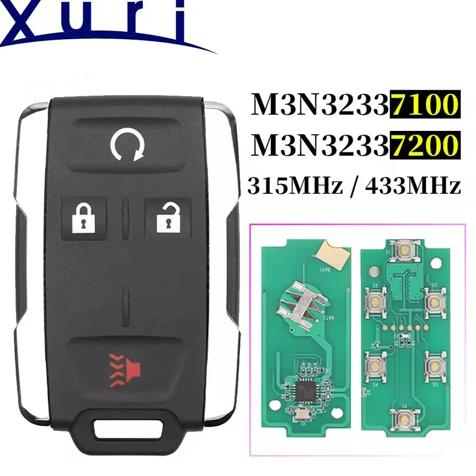 

Удаленный ключ от машины Xuri M3N32337100 315 МГц для Chevrolet Silverado 1500 2500 3500 2014 2015 2016 2017 2018 для GMC 3/4/5/6 кнопка