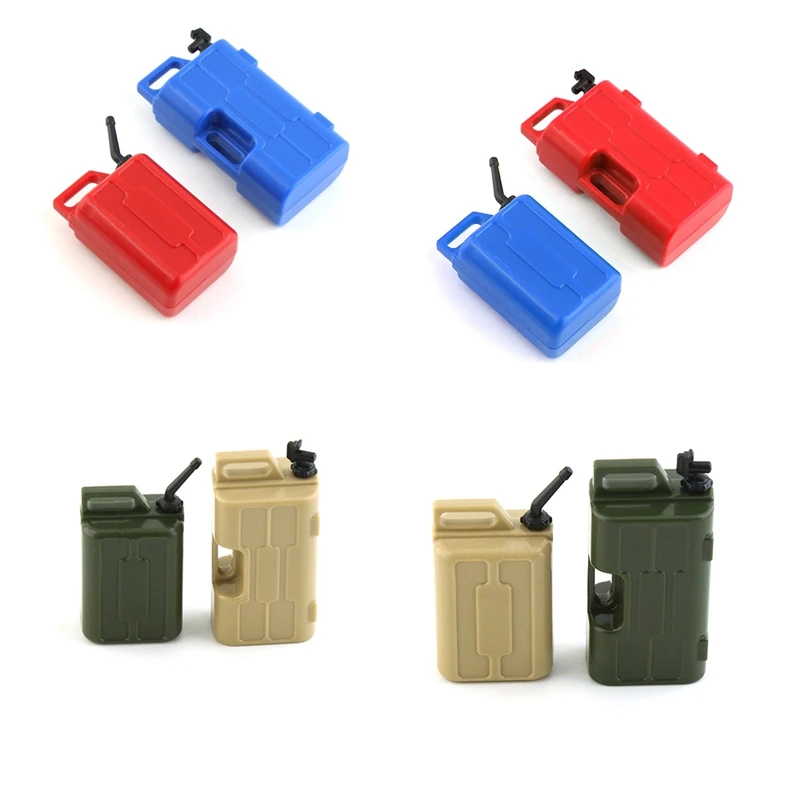 จําลองถังน้ํามันถังสําหรับ 1/10 RC Crawler รถ Traxxas TRX4 Defender TRX6 AXIAL SCX10