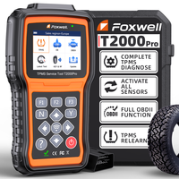 FOXWELL T2000 Pro TPMS Programming Tool TPMS Relearn Tool Activate/Relearn for T10 TPMS Sensors (315/433MHz) Reset & Diagnostic