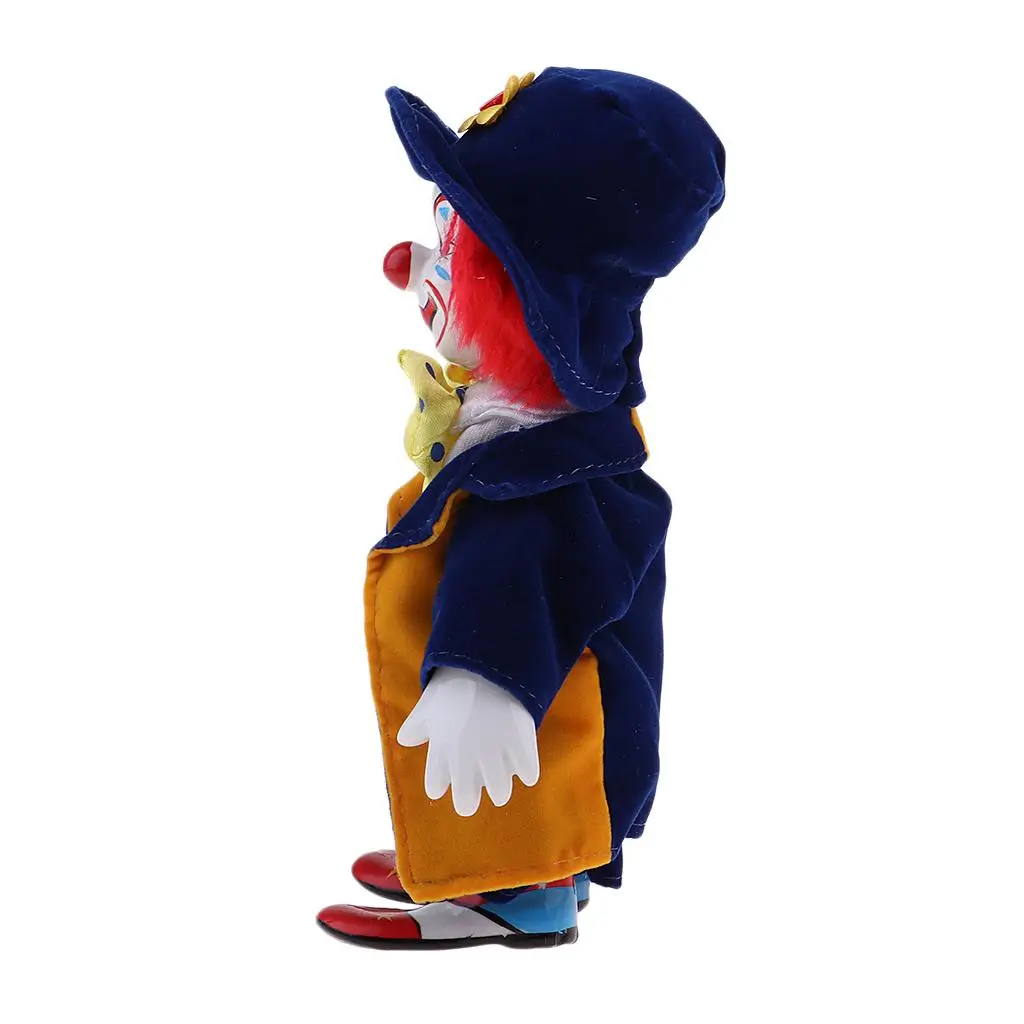 

Porcelain Dolls Clown Collectible Handcrafted Figure Home Decoration for Kids Toy Birthday Gift