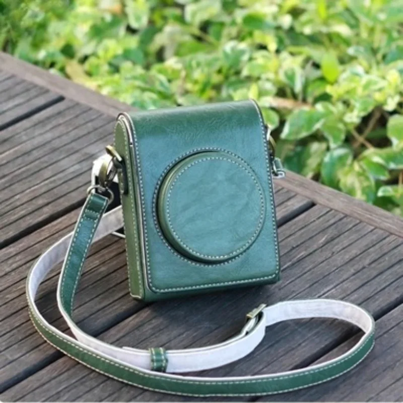 Genuine Leather Camera Case for D-LUX7/8 typ109, Compatible with SOFORT2 C-LUX D6 D5 LX100 Models