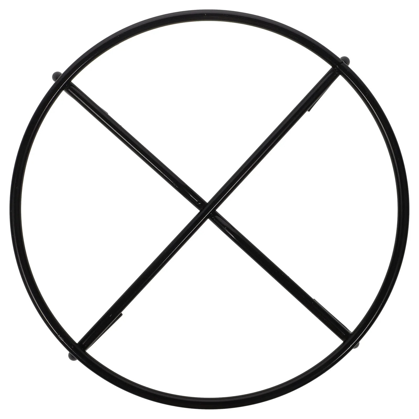 

1Pcs Iron Pot Rack Thick Load Bearing Portable Cooking Rack Outdoor Pot Holder Camping Heat Insulation Barbecue