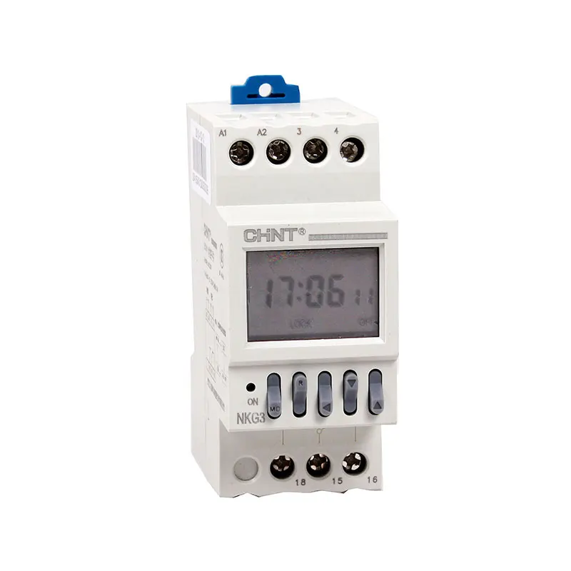 

CHINT NKG3 NKG-3 LCD Microcomputer astro Time Switch sunrise sunset based on latitude DIN RAIL DIGITAL PROGRAMMABLE TIMER relay