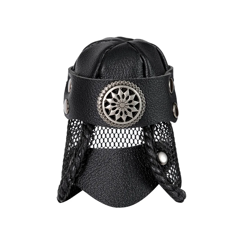 Średniowieczny Retro Styl Pokrowiec na Butelkę Czerwonego Wina Dekoracyjna Zbroja Cosplay Steampunk Skóra PU Pokrowiec Rekwizyty na Halloween Boże Narodzenie