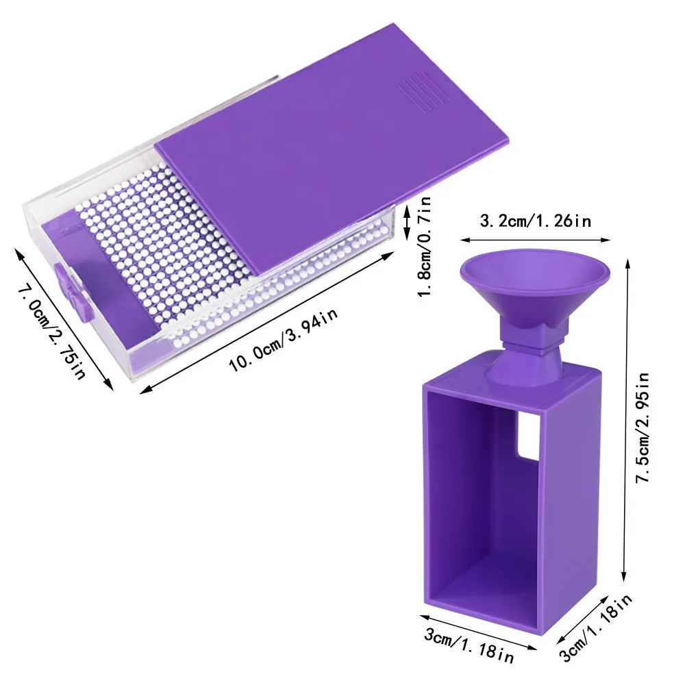 Diamond Painting Tool Tray Kits Drill Box Funnel  Drilling Disc Dividing Disc Moasic Cross Stitch Storge